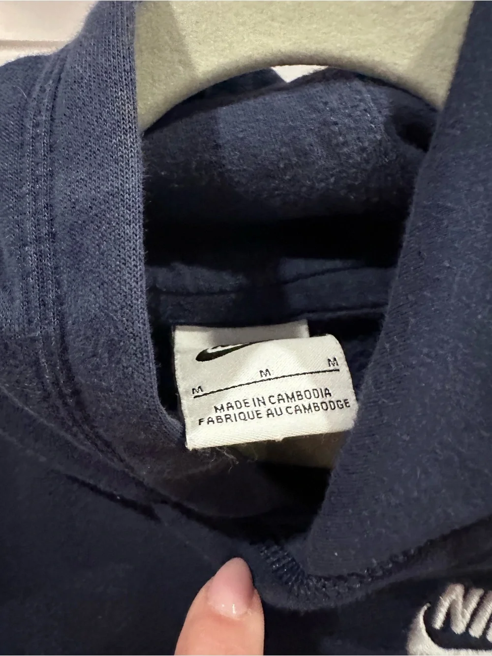 Nike Boy’s Navy Blue Hooded Sweatshirt